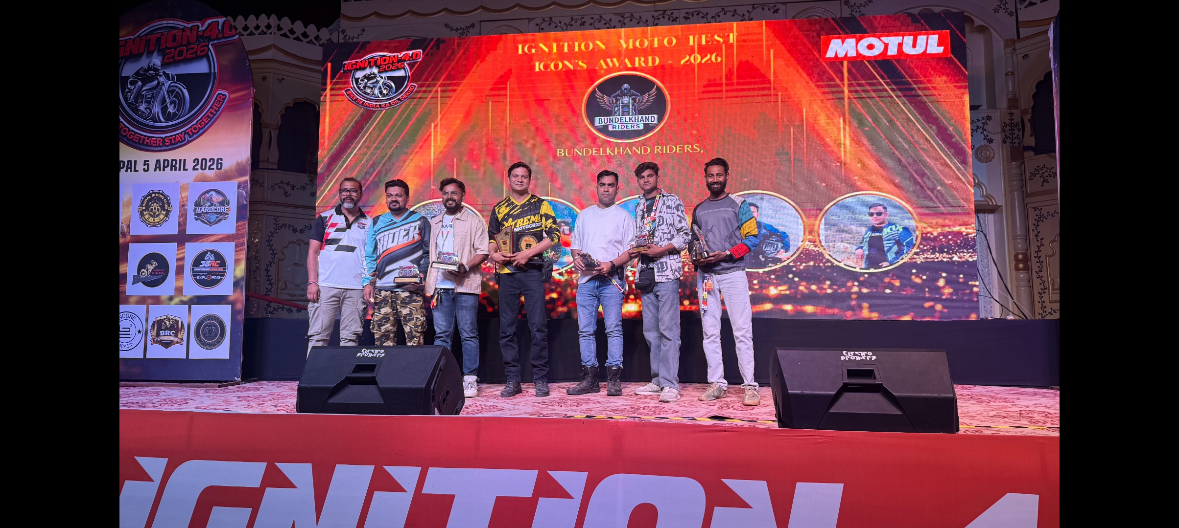 भोपाल में भी लहराया बुंदेलखंड राइडर्स का परचम